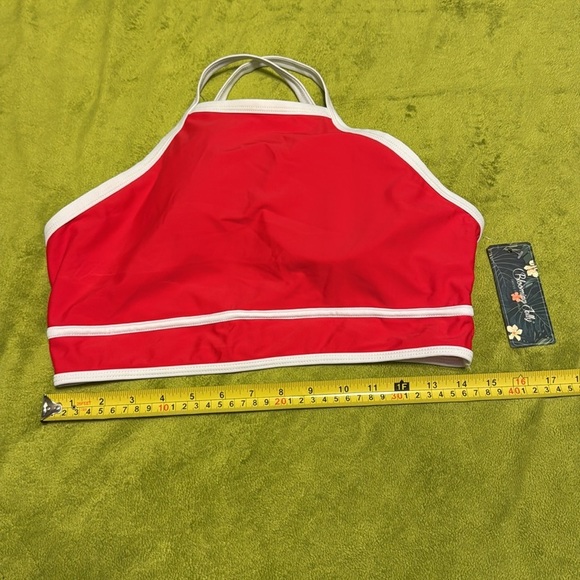 Blooming Jelly Sexy High Waisted Comfy Bikini Sz Large Cherry Red Tik Tok Shop - Picture 7 of 9